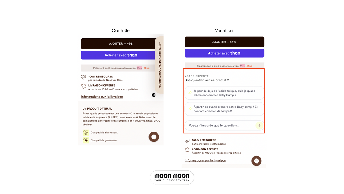 Vos pages testées